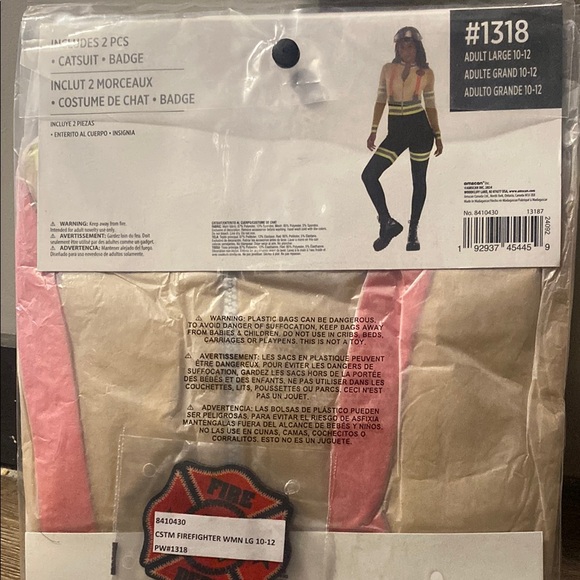 Woman’s Fire fighter Halloween Costume amscan - Picture 3 of 5